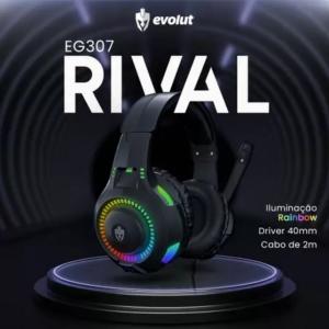 Headset com microfone rival EG307      