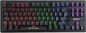 Teclado gamer marvo RGB      